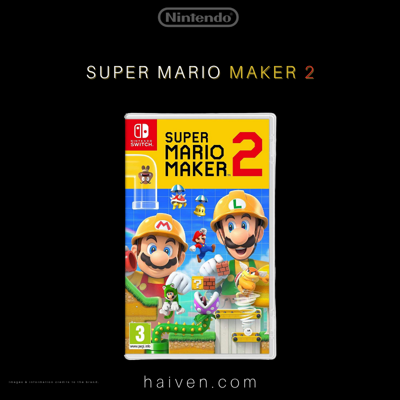 Nintendo Switch Super Mario Maker 2 Game Card