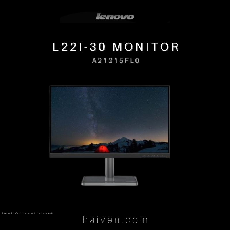 Lenovo L22i-30 21.5” LED Monitor – Full HD Display 