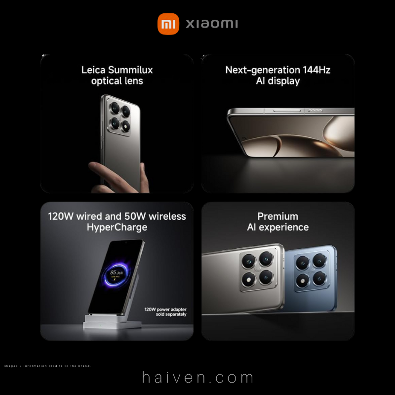 Redmi Note 14 Pro 5G 12+512GB – Black