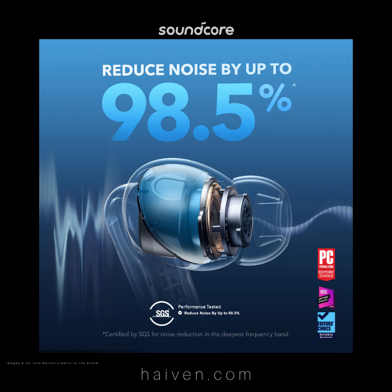 Soundcore Liberty 4 NC A3947H31 Navy Blue Wireless Earbuds