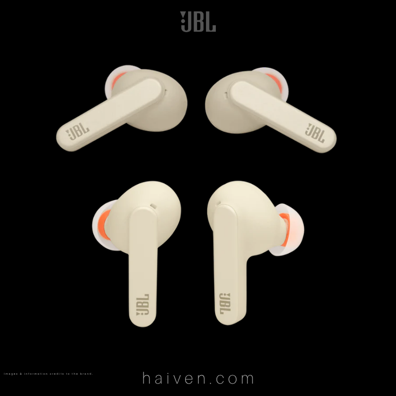 JBL Live Pro+ TWS True Wireless Noise Cancelling Earbuds Beige