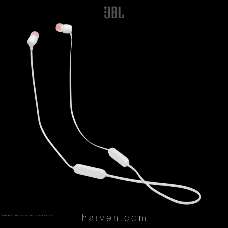 JBL Wireless In-Ear Headphone T125BT White