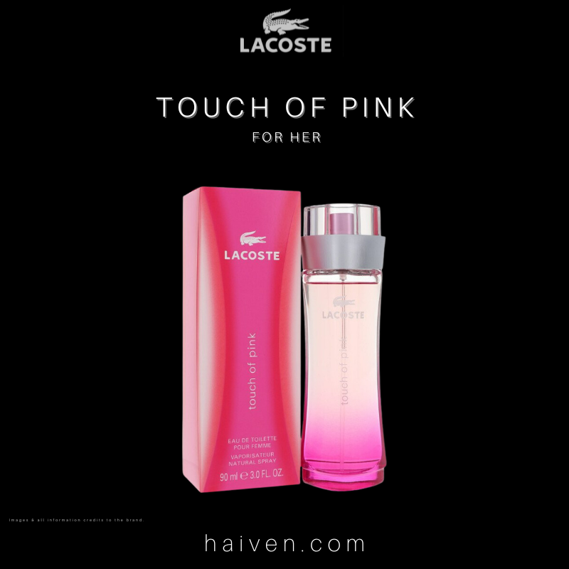 Lacoste Touch Of Pink (W) EDT 90ML