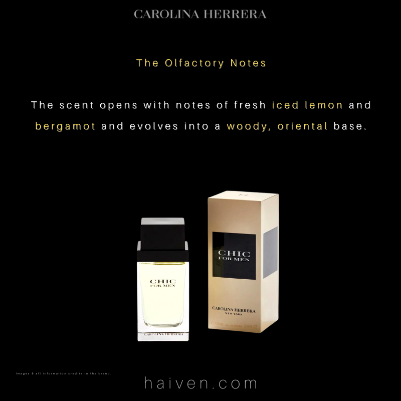 Carolina Herrera Chic For Men EDT 100ML