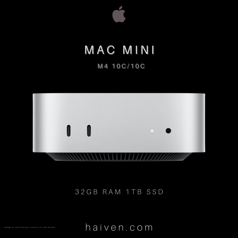 Mac Mini Z1CG000C1 - M4 10C/10C 32GB 1TB