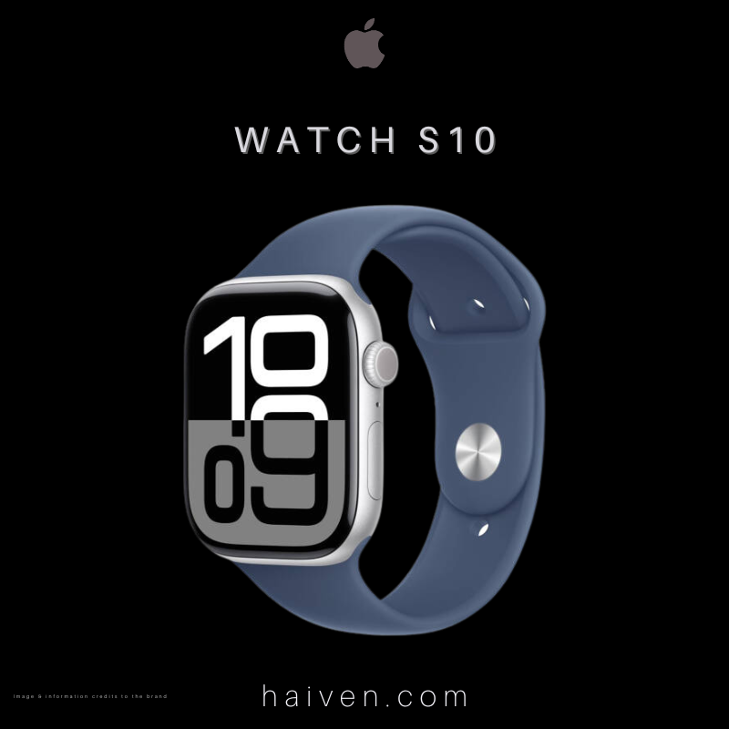 Apple Watch S10 46mm GPS Silver Denim (MWWM3 ML)