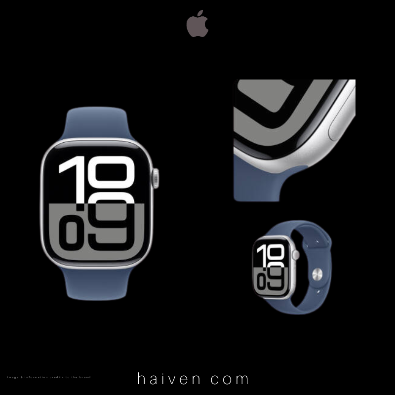 Apple Watch S10 46mm GPS Silver Denim (MWWM3 ML)