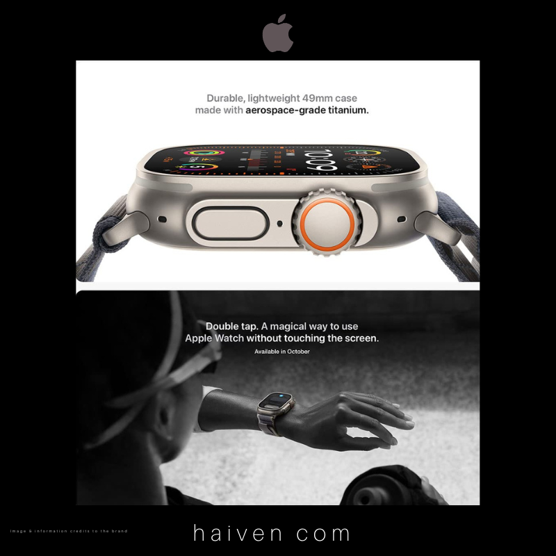 Apple Watch Ultra 2 49mm Titanium Black/Dark Green Alpine Loop (MX4R3)