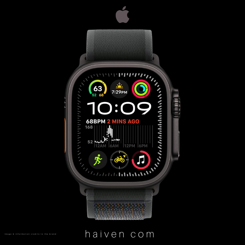 Apple Watch Ultra 2 49mm Titanium Black Trail Loop (MX4V3 ML)