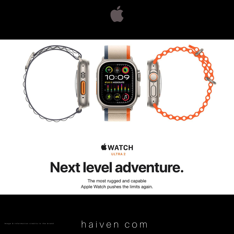 Apple Watch Ultra 2 49mm Titanium Black Trail Loop (MX4V3 ML)