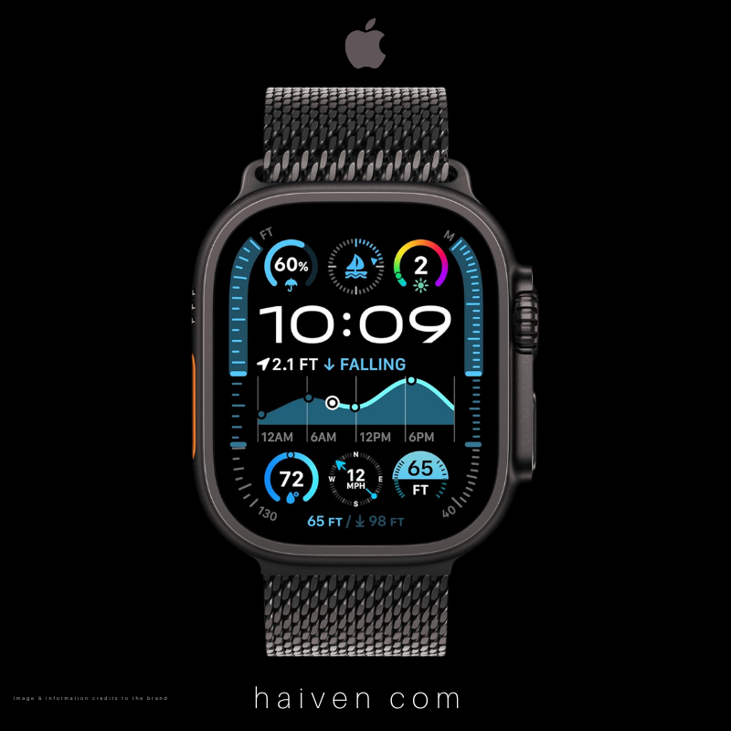 Apple Watch Milanese Loop Black Stainless Steel (MX4W3 – Size S)