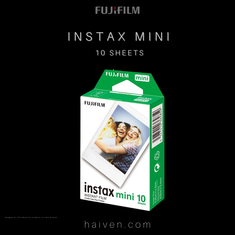 Fujifilm Instax Mini Film Single Pack – 10 Sheets