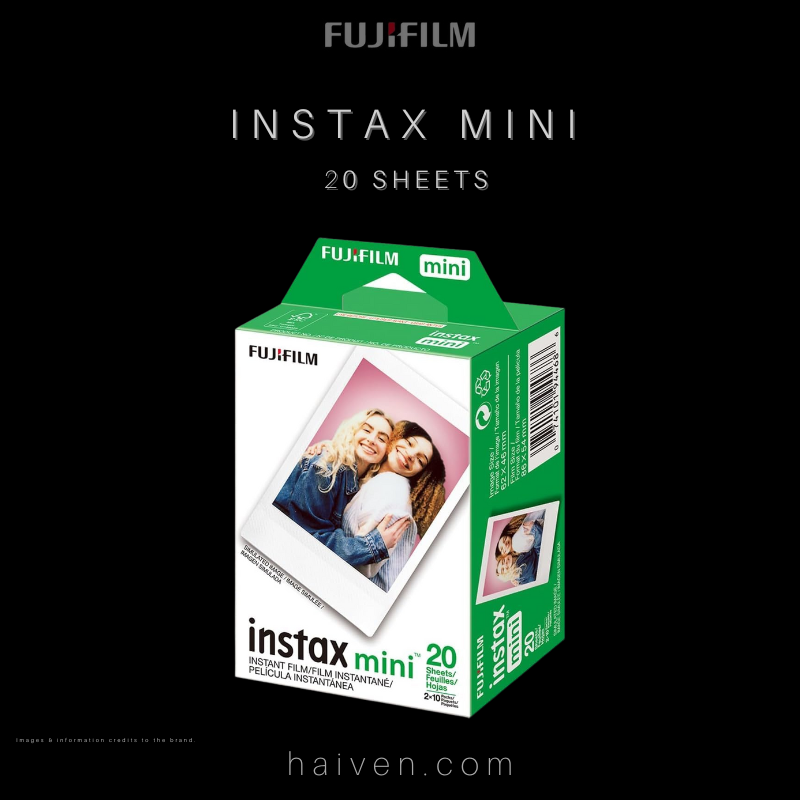 Fujifilm Instax Mini Film Double Pack – 20 Sheets