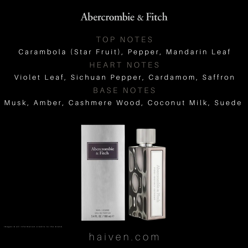 Abercrombie & Fitch First Instinct Extreme Man EDP 100ML