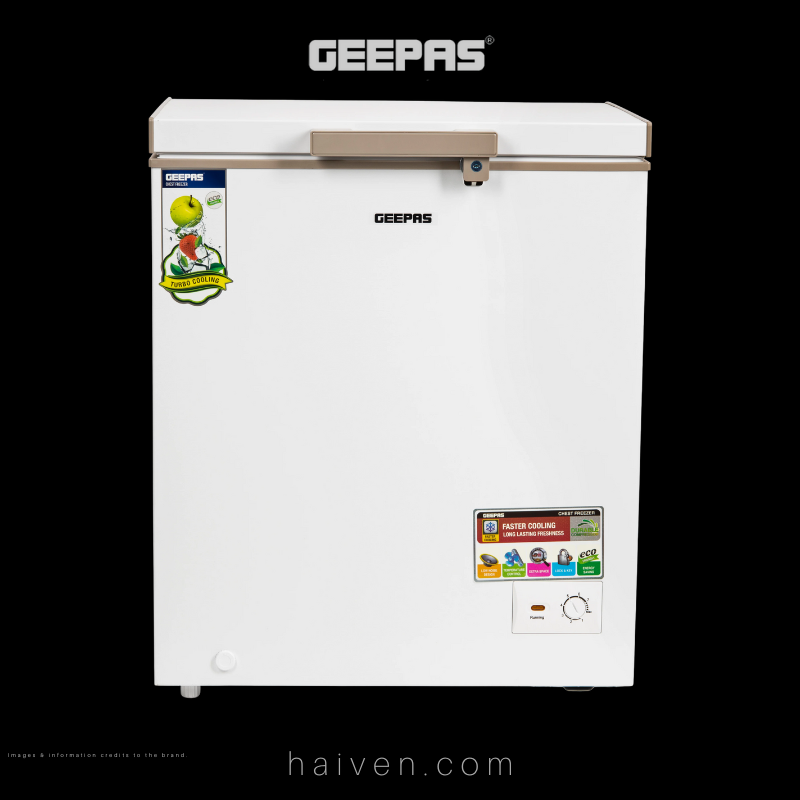 GEEPAS Chest Freezer 170L 