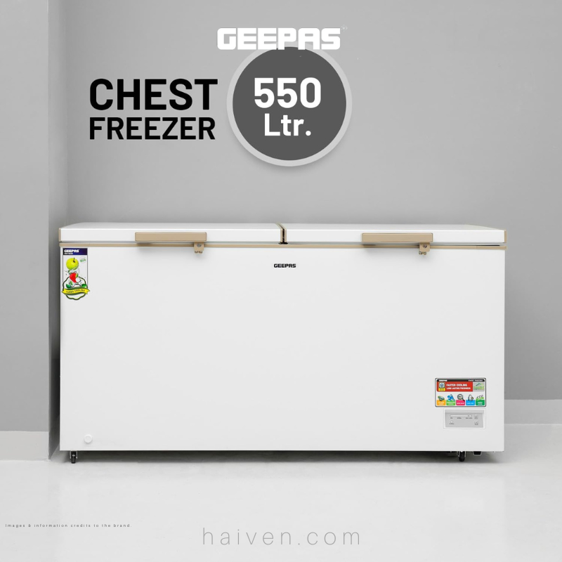 GEEPAS Chest Freezer 550L