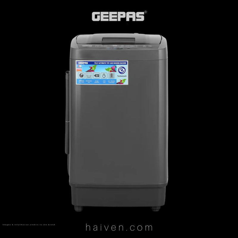 GEEPAS 5 KG Fully Automatic Top-Load Washing Machine