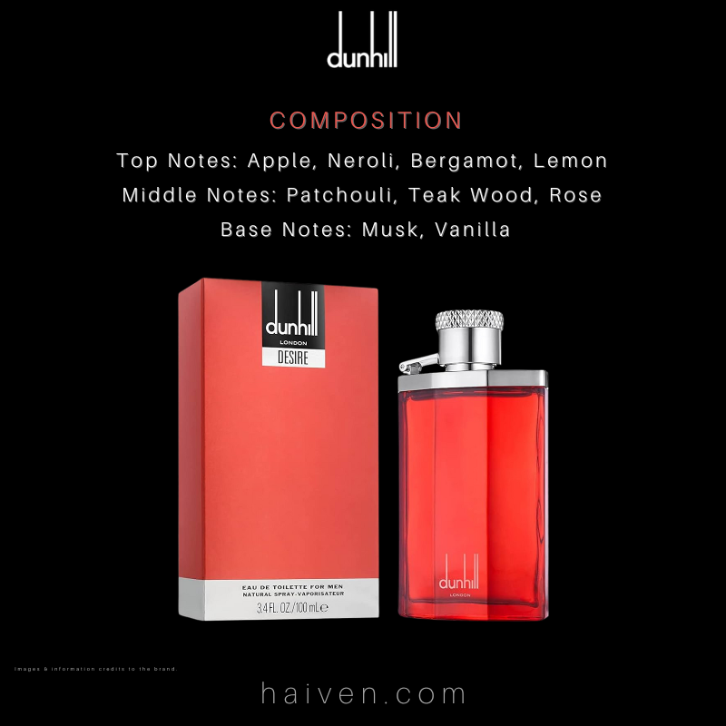 Dunhill Desire Red EDT 100ML