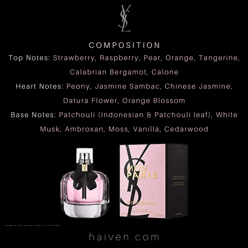 Yves Saint Laurent Mon Paris (W) EDP 90ML