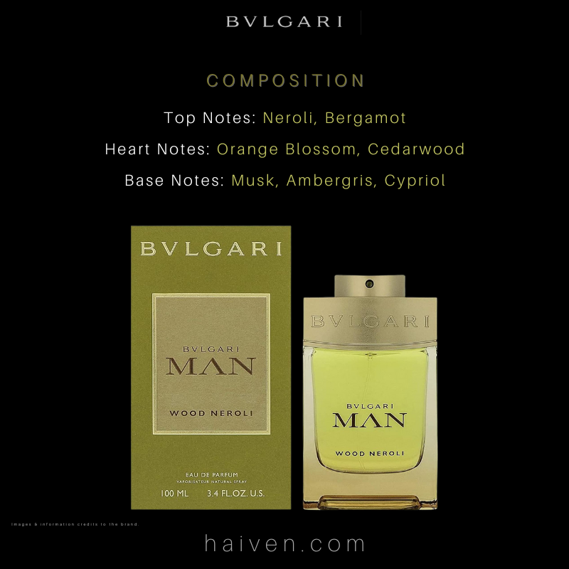 Bvlgari Man Wood Neroli (M) EDP 100ML