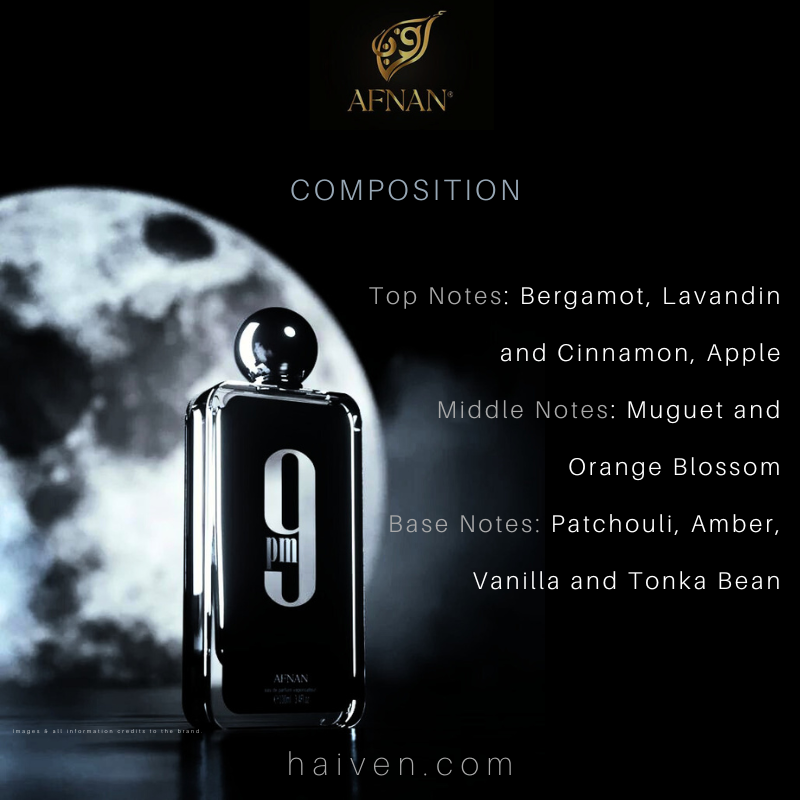 Afnan 9 Pm Edition For Men Eau De Parfum 100ML