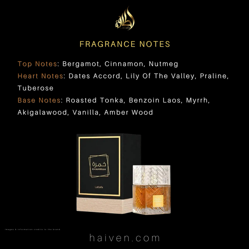 Lattafa Khamrah EDP 100ML
