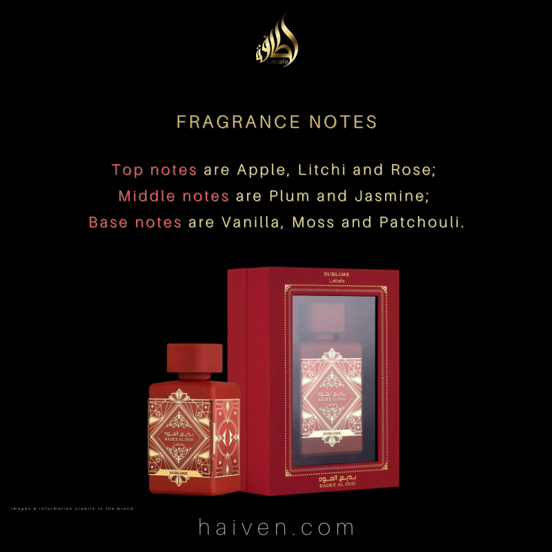Lattafa Badee Al Oud Sublime EDP 100ML