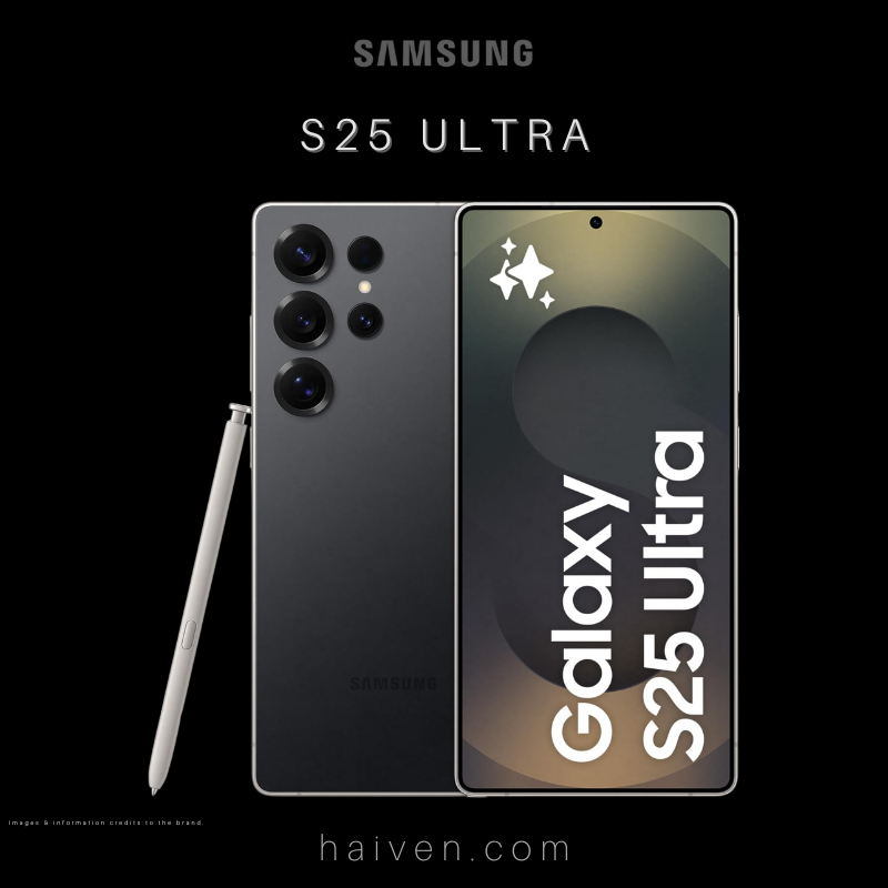 Samsung Galaxy S25 Ultra 12GB RAM 256GB TRA Titanium Black