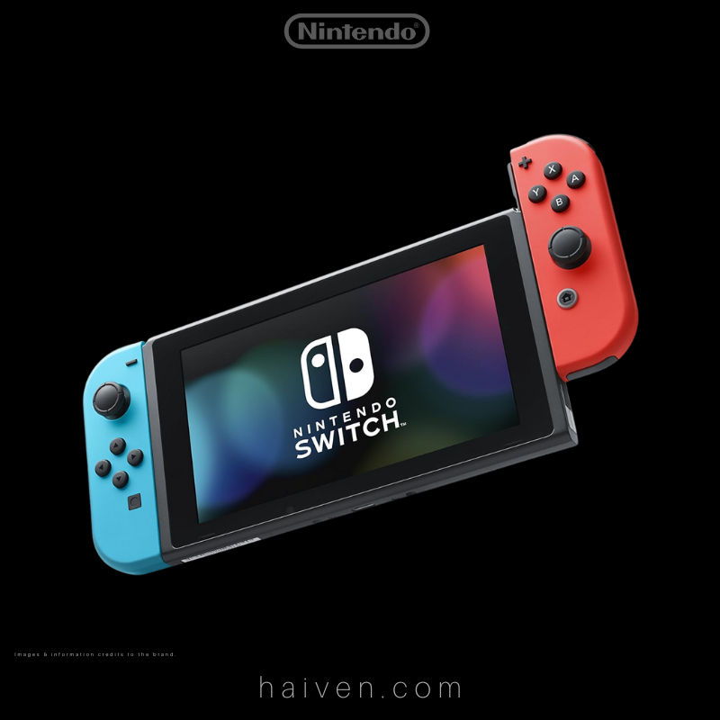 Nintendo Switch OLED Neon Red And Blue Joy-Con