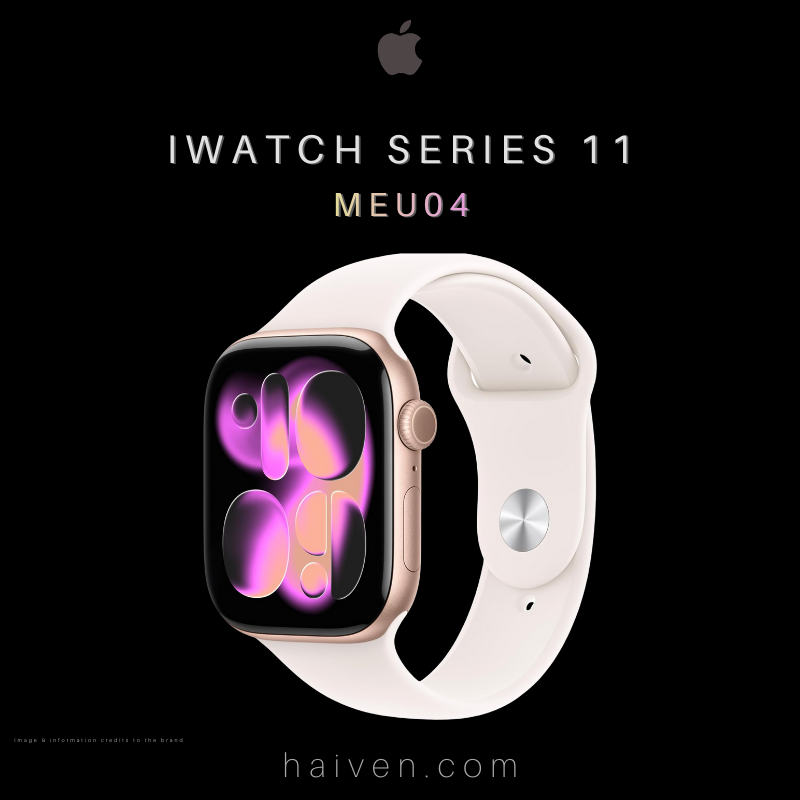 Apple iWatch  MEU04 LW/A S11 GPS 42MM Rose Gold Aluminum Case with Light Blush Sport Band S/M