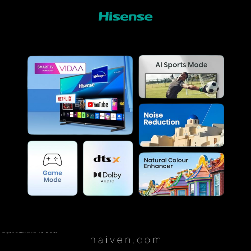 Hisense LED TV 32A4Q 32-Inch HD Smart TV