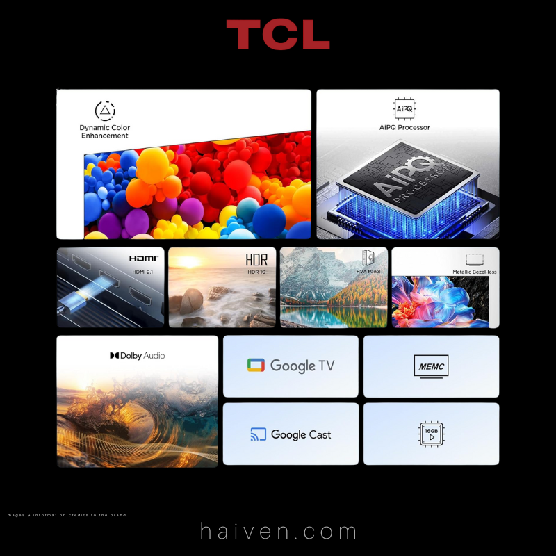 TCL Smart TV 55P6K 55-Inch 4K Google TV