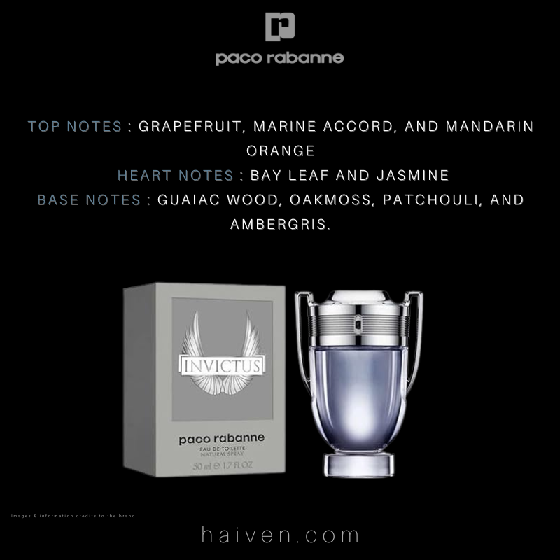 Paco Rabanne Invictus (M) EDT 100ML — Best Seller
