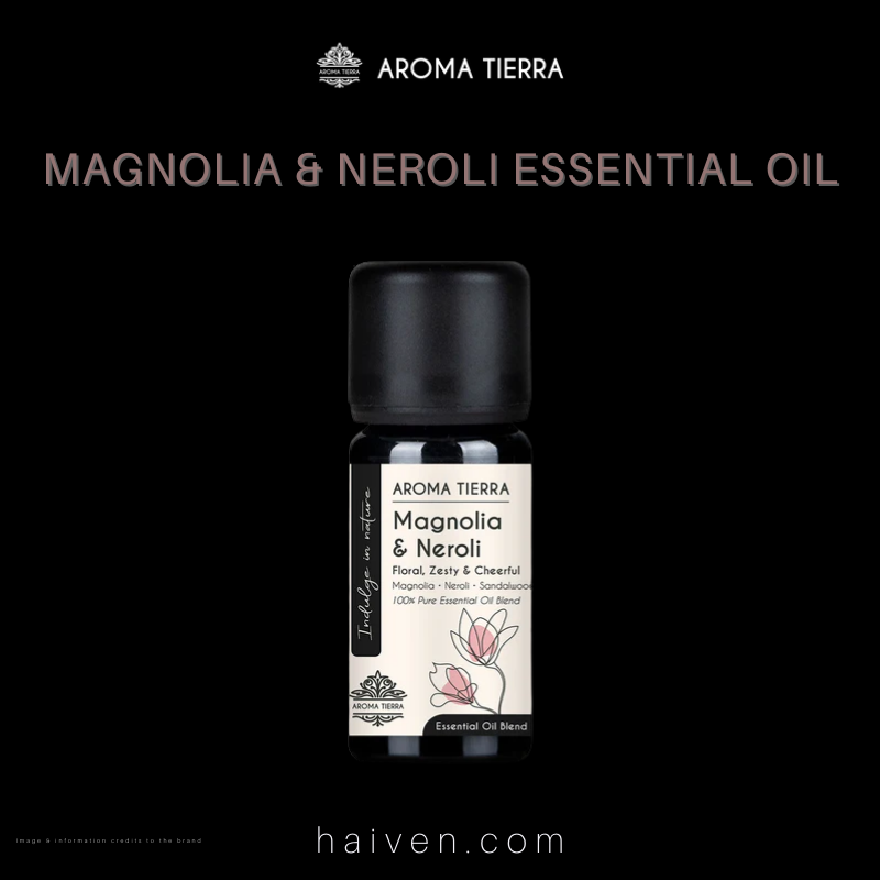Aroma Tierra Magnolia & Neroli Essential Oil Blend 10ml
