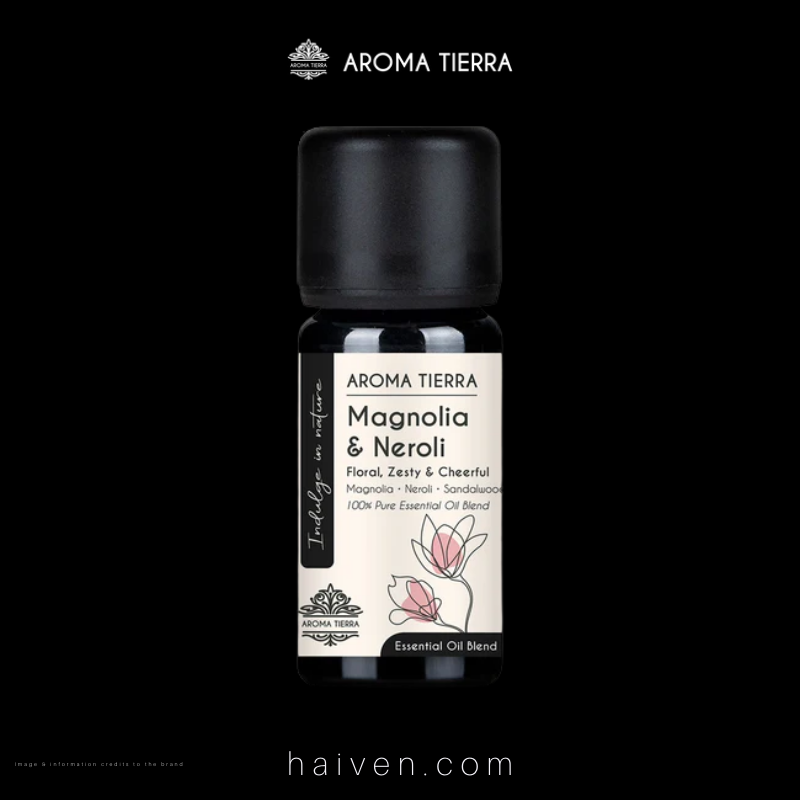 Aroma Tierra Magnolia & Neroli Essential Oil Blend 10ml