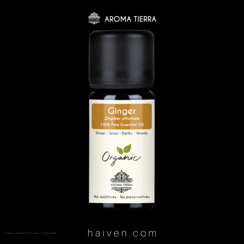 Aroma Tierra Organic Ginger Essential Oil 10 ml