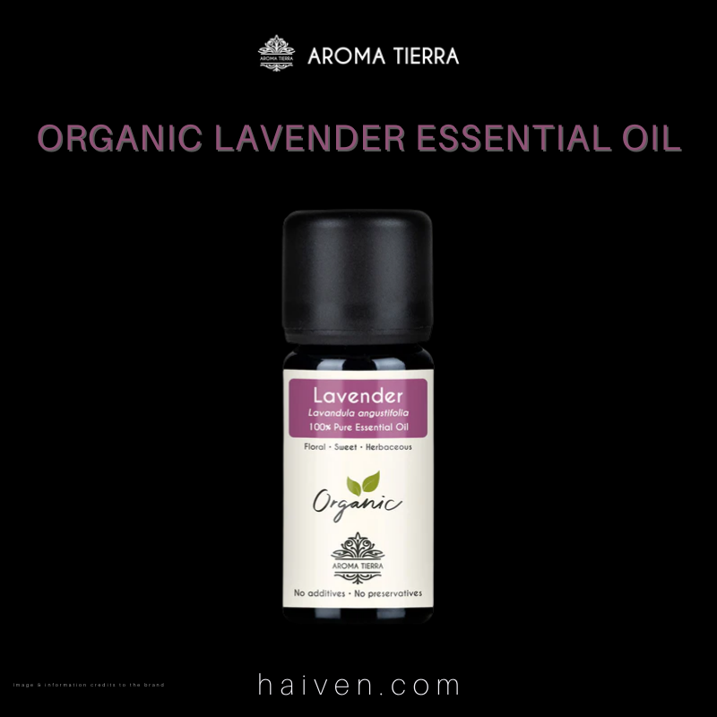 Aroma Tierra Organic Lavender Essential Oil 10 ml