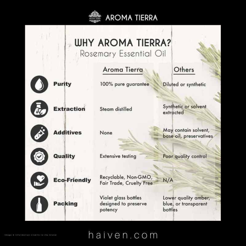 Aroma Tierra Rosemary Essential Oil 10 ml