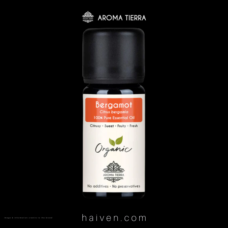 Aroma Tierra Organic Bergamot Essential Oil 10ml