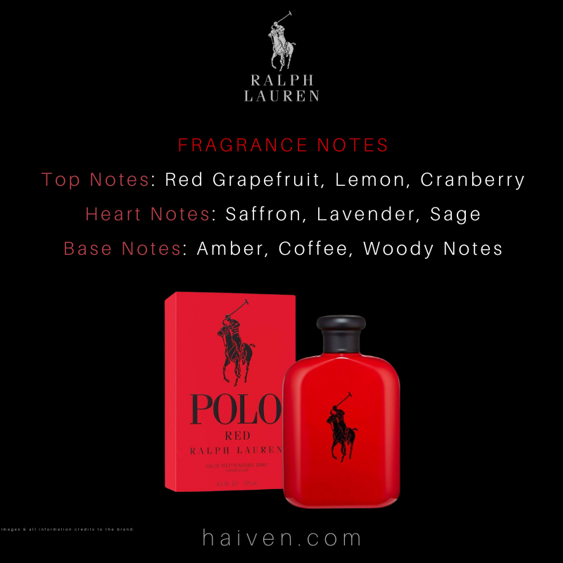 Ralph Lauren Polo Red (M) EDT 125ML — Best Seller