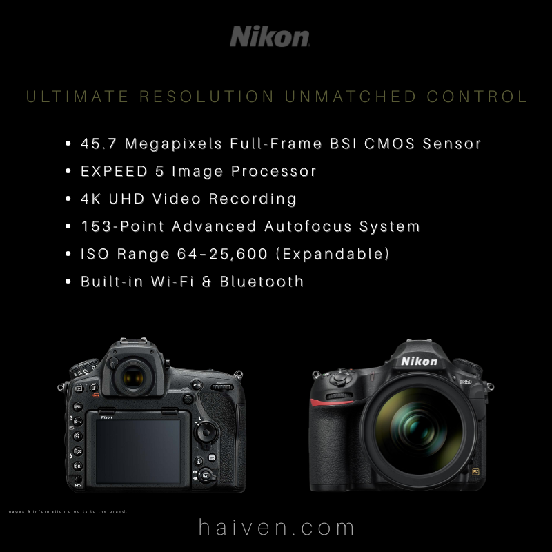 Nikon D850 DSLR Camera