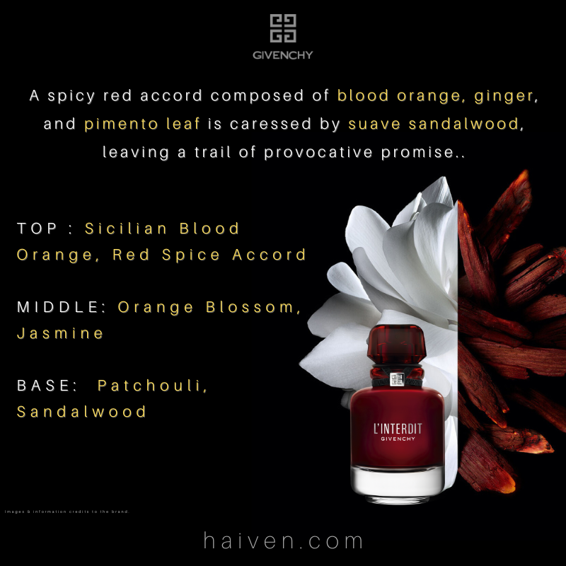 Givenchy L Interdit Rouge EDP 80ML (Red Edition)