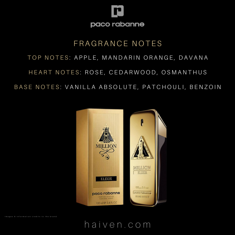 Paco Rabanne 1 Million Gold Elixir Parfum Intense 100ml