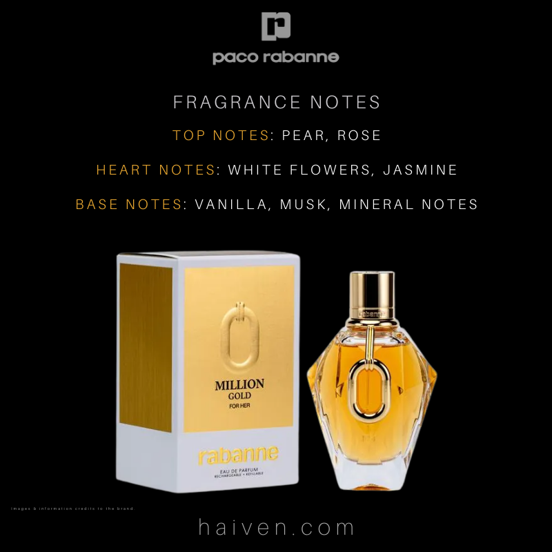 Paco Rabanne Million Gold For Her Parfum 50ml