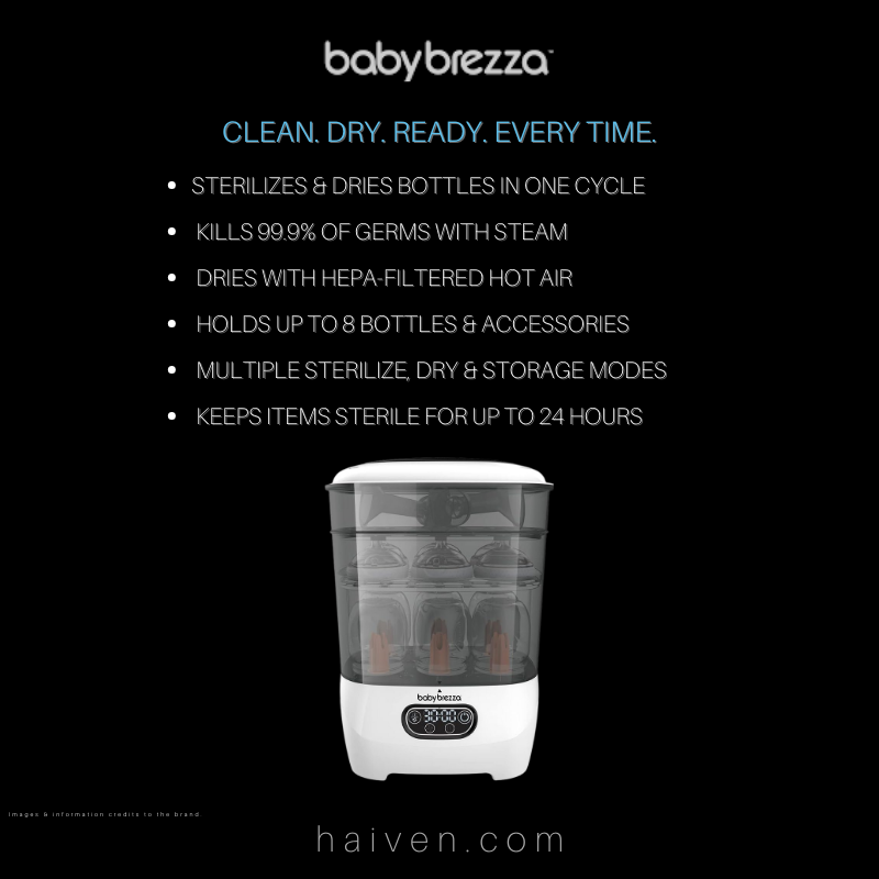Baby Brezza One Step Baby Bottle Sterilizer and Dryer Advanced