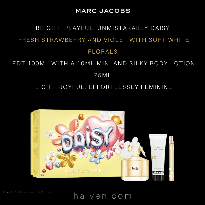 Marc Jacobs Daisy Women EDT 100ml + 10ml + Body Lotion 75ml Set