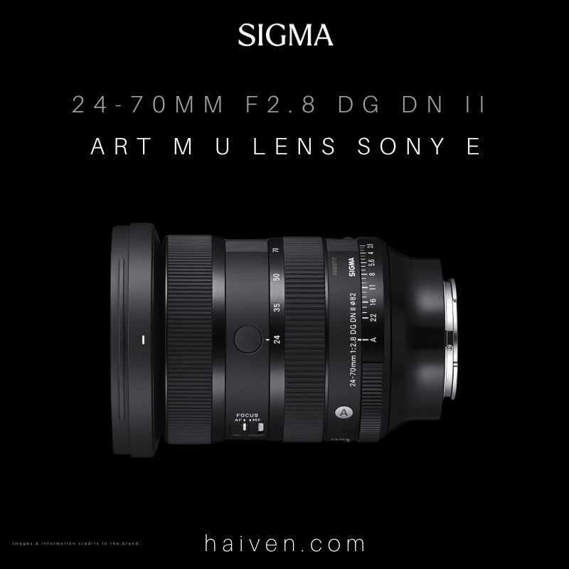 Sigma 24-70mm F2.8 DG DN II Art Lens Sony E