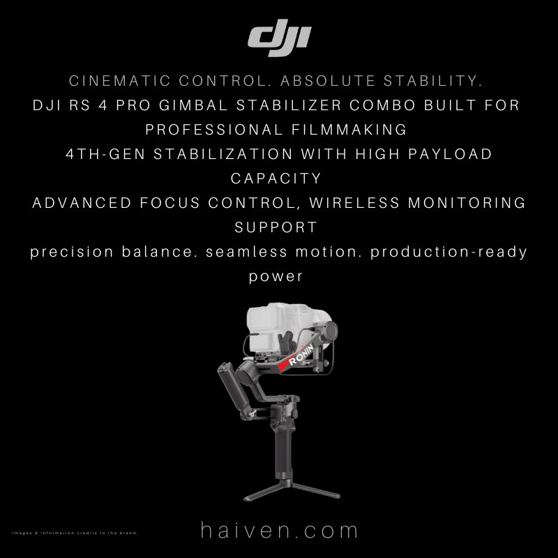 DJI RS 4 Pro Gimbal Stabilizer Combo