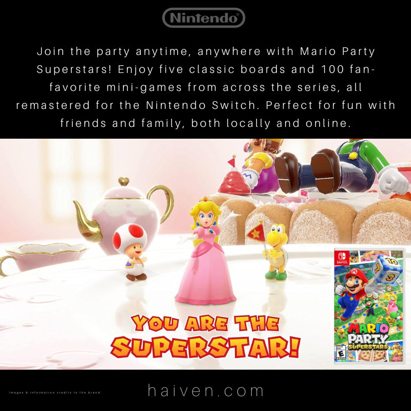 Nintendo Switch Mario Party Superstars Game Card