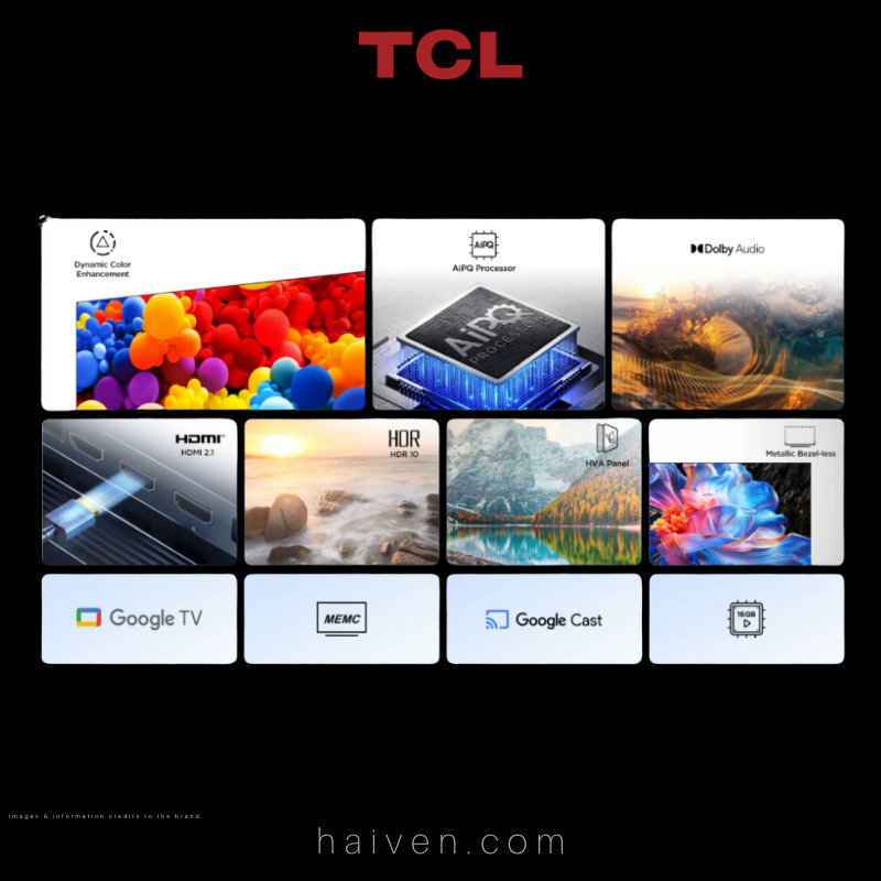 TCL 65P6K 4K UHD LED Google Smart TV